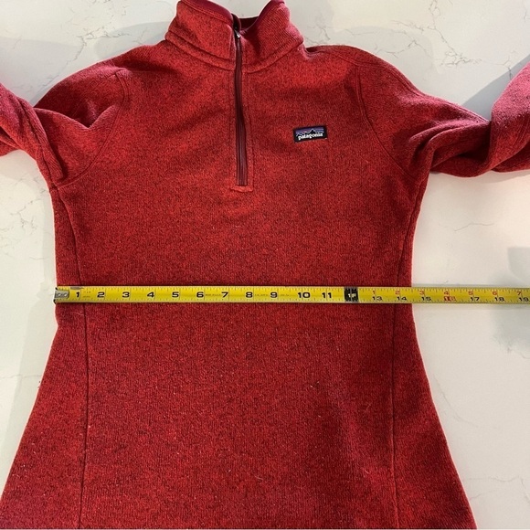 Patagonia Better Sweater Red Brick 1/4 Zip Pullover XS - Picture 9 of 10